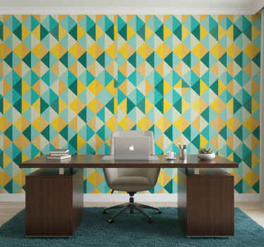 事務所 壁紙 三角形の物語 - TENSTICKERS