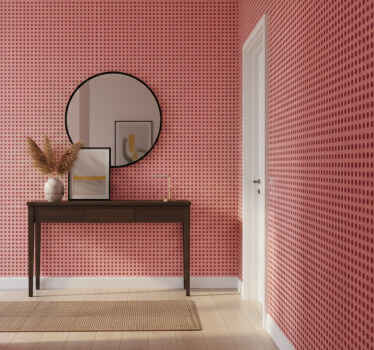 Hallway wallpaper dots pattern geometric simple design - TenStickers