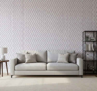 Tapete geometrisch chevron zickzack muster - TenStickers