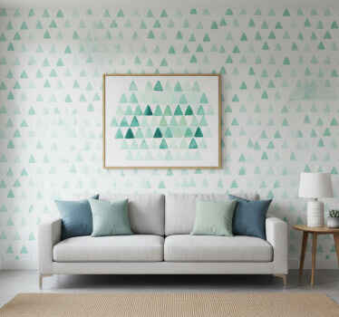 Tapete geometrisch mit dreieckigen motiven - TenStickers