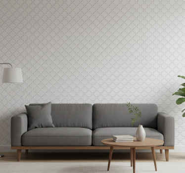 Tapete geometrisch mit durchgehendem linienmuster - TenStickers