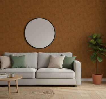 Nature wallpaper mushroom design - TenStickers