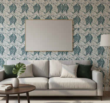 Nature wallpaper lush leaf designs - TenStickers