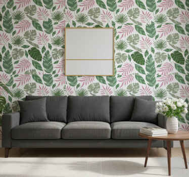 Nature wallpaper tropical leaf designs - TenStickers