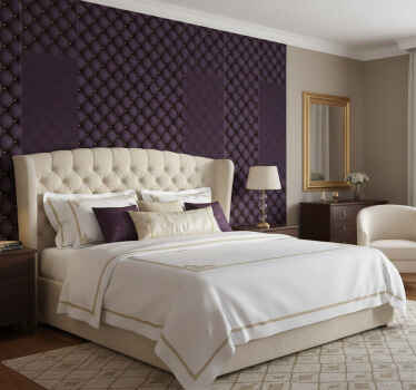 Papel tapiz textura patrón acolchado - TenVinilo