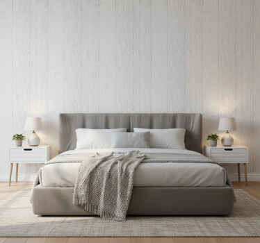 Chic fehér fa egyedi textúra háttérkép - TenStickers