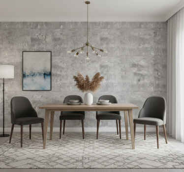 Mermer desenli duvar kağıdı - Şık gri yüzey - TenStickers