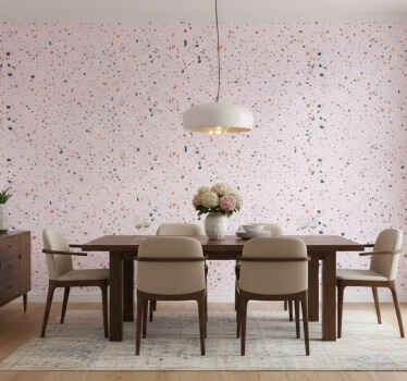 Tapeta marmur w kolorowe geometryczne kawałki - TenStickers