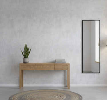 Steintapete in hellgrauem betonlook - TenStickers