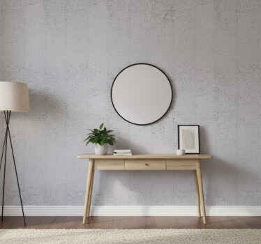 Stone wallpaper textured grey concrete - TenStickers