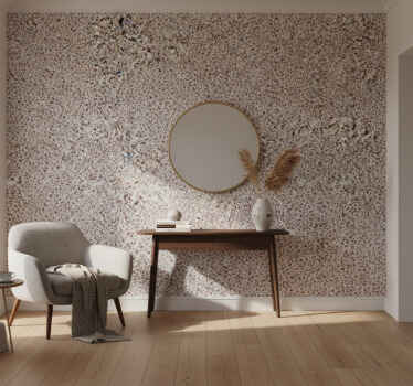 Stone wallpaper granite mosaic - TenStickers