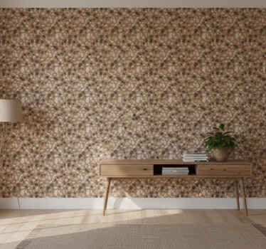 Stone wallpaper abstract pebble design - TenStickers