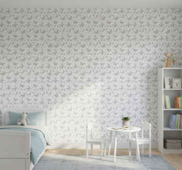 Flying butterfly wallpaper - TenStickers