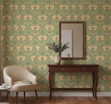 Tapet hol cu model art nouveau - TenStickers