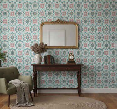 Tapet hol stil vintage granny chic - TenStickers