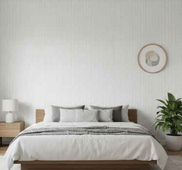 Scandinavian wallpaper grey abstract zigzag lines - TenStickers