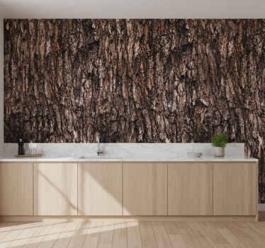 Muster tapete rinde oberfläche - TenStickers