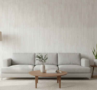 Rustikalni tapeti iz belega lesa - TenStickers