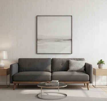 Rustikalni tapeti s sivimi linijami - TenStickers