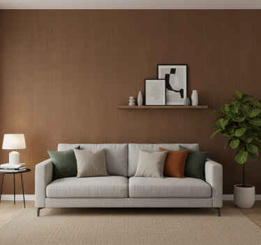 Rustikalni tapeti temno rjavega lesa - TenStickers