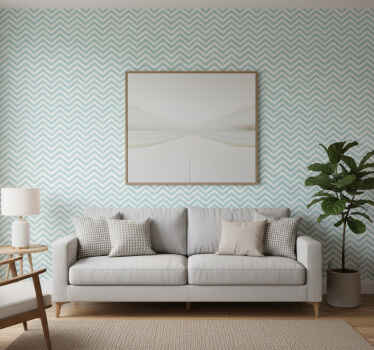 Carta da parati soggiorno superficie a zigzag - TenStickers