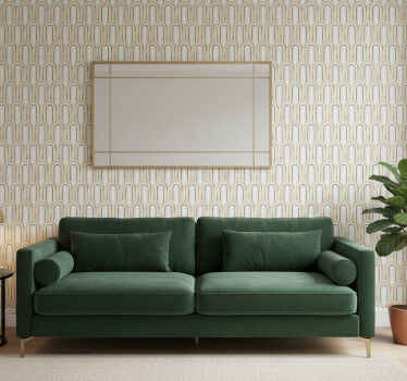 Wallpaper geometric art deco geometric shapes - TenStickers