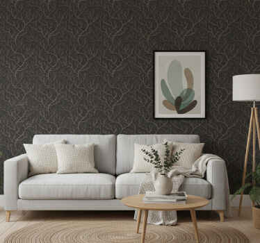 Tapete baum skandinavischer nachwald - TenStickers