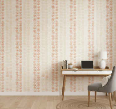 Tapeta do biura z różowymi płatkami kwiatów - TenStickers