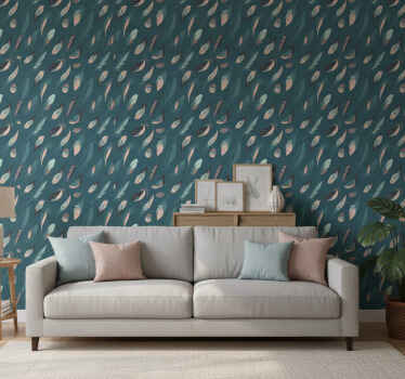 Papier peint moderne vintage dessiné à la main - TenStickers