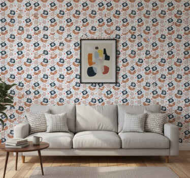 Papier peint moderne motif de bateau pirate mignon - TenStickers