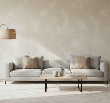 Carta da parati soggiorno piuma in rilievo - TenStickers