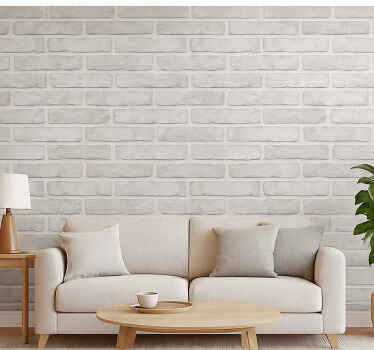 Carta da parati soggiorno mattoni loft - TenStickers