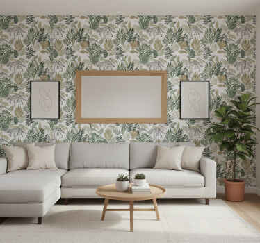 Papel tapiz para sala dinosaurio animal - TenVinilo