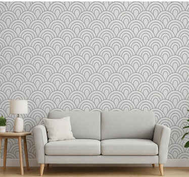 Papel tapiz para sala piedra gris - TenVinilo