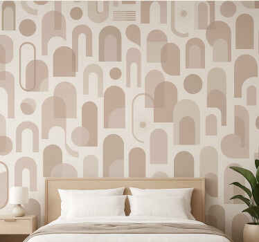 Master bedroom wallpaper modern design - TenStickers