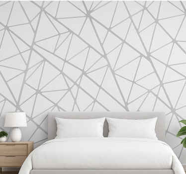 Master bedroom wallpaper artistic mural - TenStickers