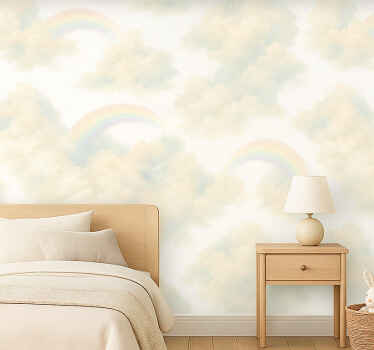 Tapete kinderzimmer bunter himmel - TenStickers