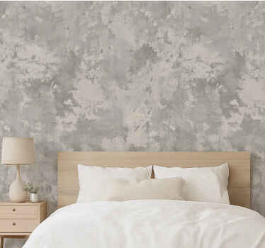 마스터 침실 벽지 산업용 콘크리트 텍스처 - TenStickers