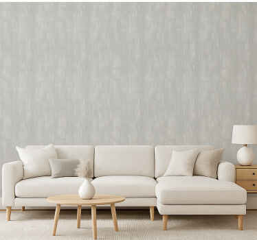 Living room wallpaper cool gray concrete texture - TenStickers