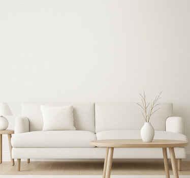 Living room wallpaper abstract modern white texture - TenStickers