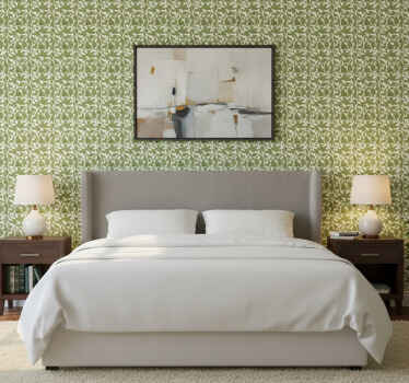 Papel de parede quarto de casal simplicidade de vinha - TenStickers