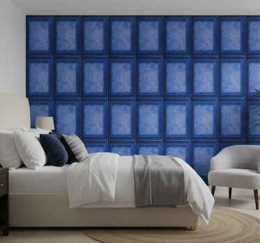 Papel de parede quarto de casal em madeira - TenStickers