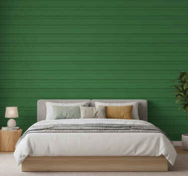 Papel de parede quarto de casal listras verdes - TenStickers
