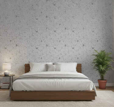 Master bedroom wallpaper geometric fragment designs - TenStickers