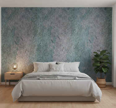 Papel de parede quarto de casal padrão superfície abstrata - TenStickers