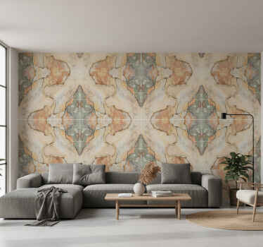 Rustiek behang rustic peeling plaster b0782337sx - TenStickers