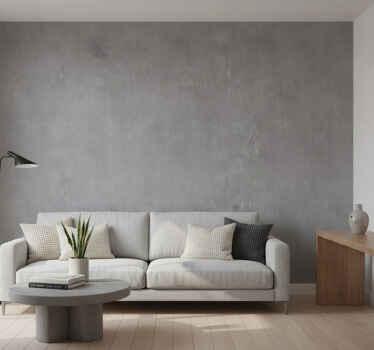 Metal wallpaper concrete texture vinyl piece - TenStickers
