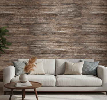 Papier peint rustique effet bois pour meubles - TenStickers