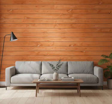 Papier peint rustique autocollant imitation parquet - TenStickers