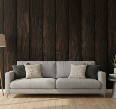 Papier peint rustique autocollant en bois - TenStickers